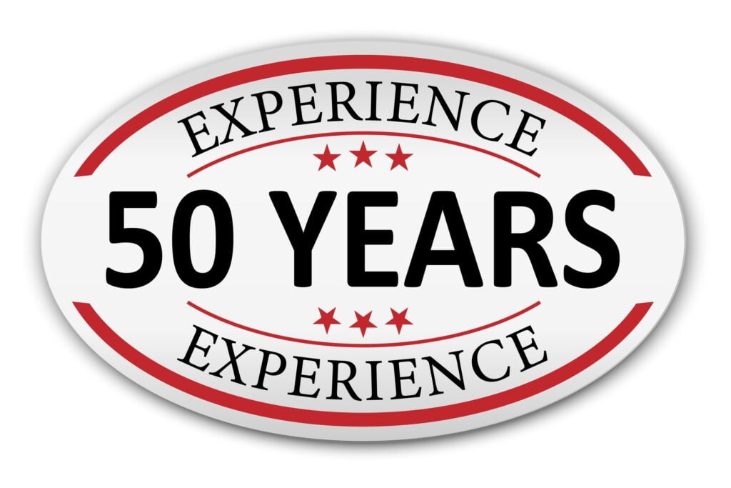 50 Years Of Experience