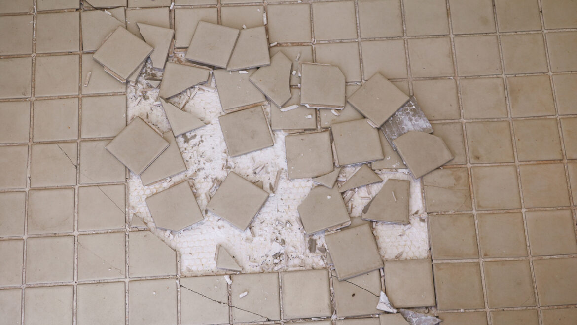 Does cracked tile mean foundation problems?